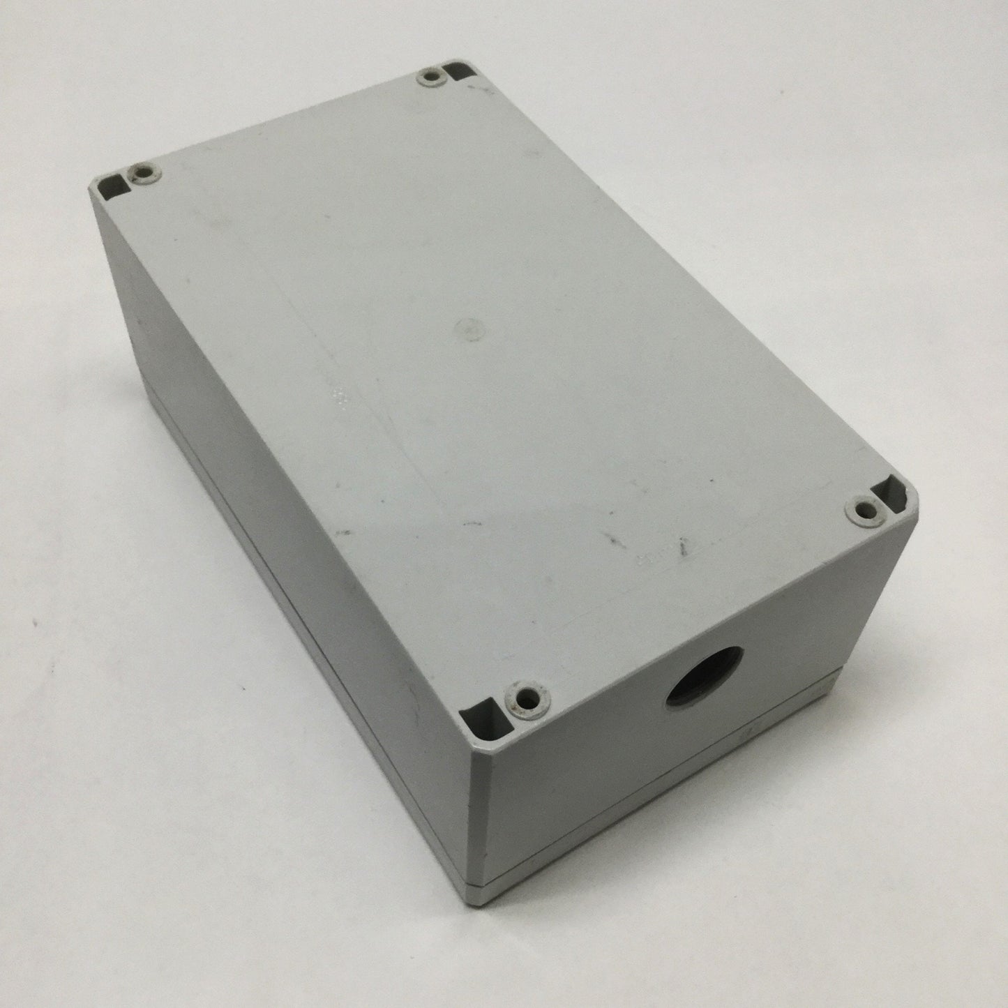 Used Hoffman Q20129PCD Plastic Pushbutton Enclosure Box 200 x 120 x 85mm *Holes