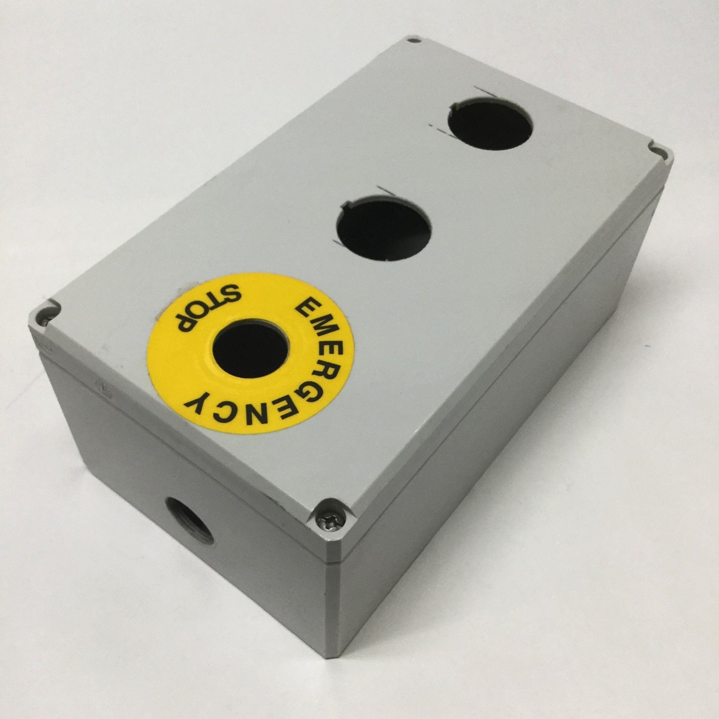 Used Hoffman Q20129PCD Plastic Pushbutton Enclosure Box 200 x 120 x 85mm *Holes