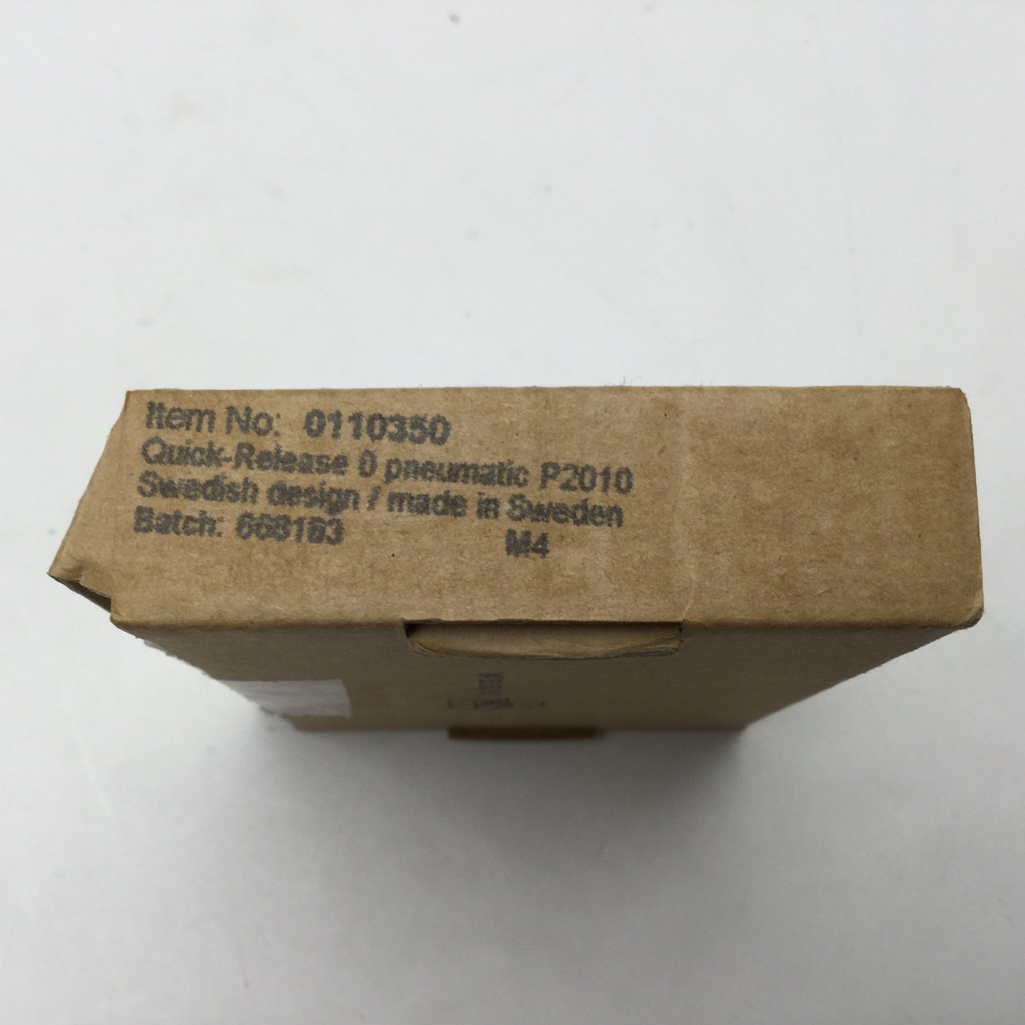 Used PIAB 01.10.350 Quick Release For P2010 Vacuum Pump, 0.05in³ Volume 101.5 PSI Max