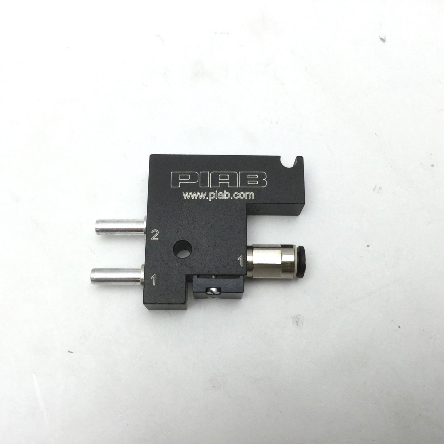 Used PIAB 01.10.350 Quick Release For P2010 Vacuum Pump, 0.05in³ Volume 101.5 PSI Max