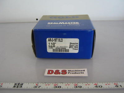 New Sealmsater AR-3-18T XLO Bearing 1 1/2" Bore