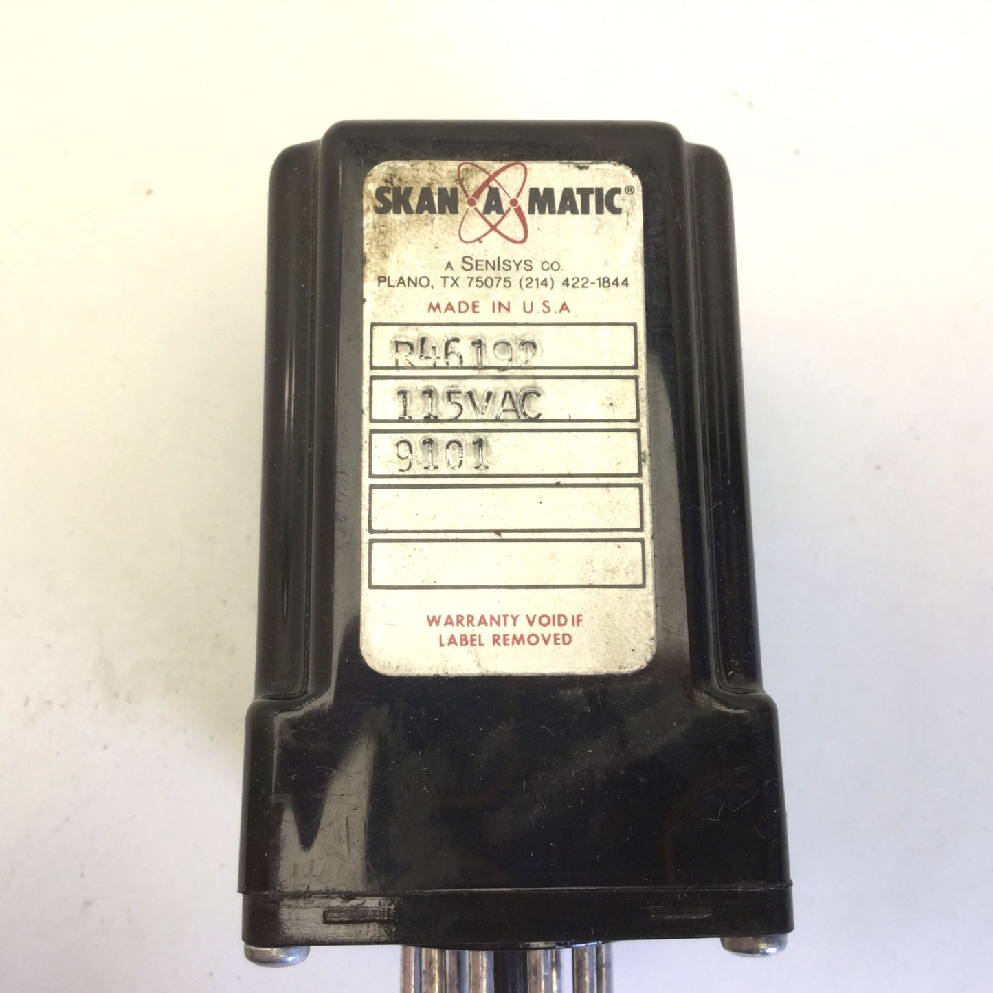 Used Skan-A-Matic R46152 Sensor Amplifier Relay Control Open Collector, 11-Pin