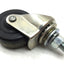 Used Lot of 5 Master MFG Replacement 2" Caster Wheels for Chair/Cart 75lb 3/8-16 Stem