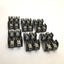 Used Lot of 6 Marathon 4100008 Fust Holders, 250V, 30A Max, 2-Pole