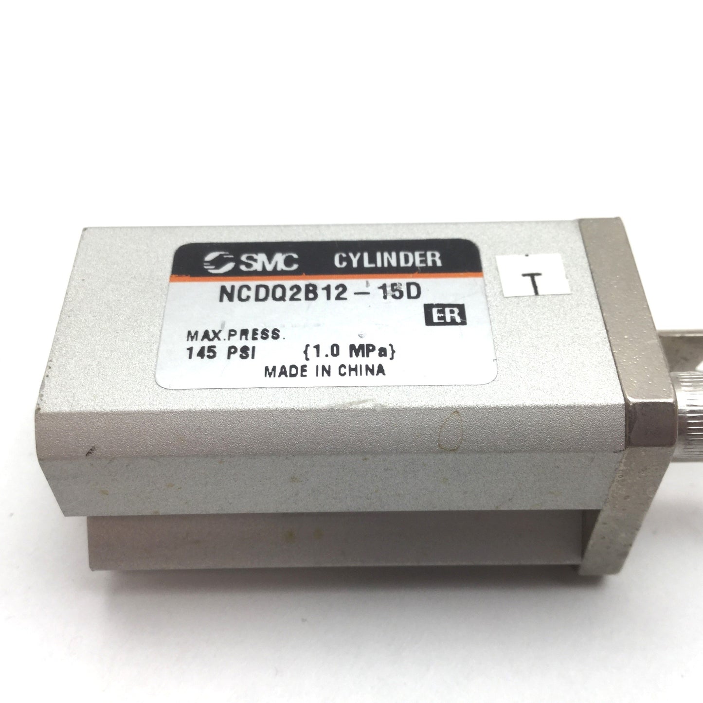 Used Lot of 3 SMC NCDQ2B12-15D Compact Cylinder, Bore: 12mm, Stroke: 15mm, M5x0.8