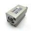 Used SMC NCDQ2B16-15D Compact Cylinder, Bore: 16mm, Stroke: 15mm, Ports: M5x0.8