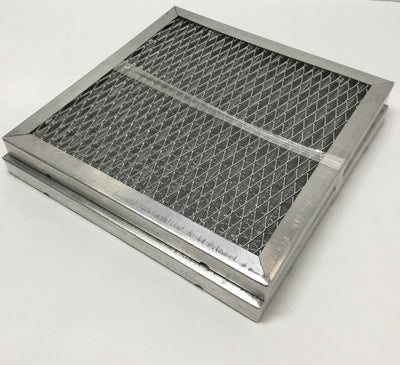 New – Open box Lot of 2 300-1051 FMP Mesh Grease Filters, Aluminum Frame 11-3/8 x 11-3/8 x 7/8"