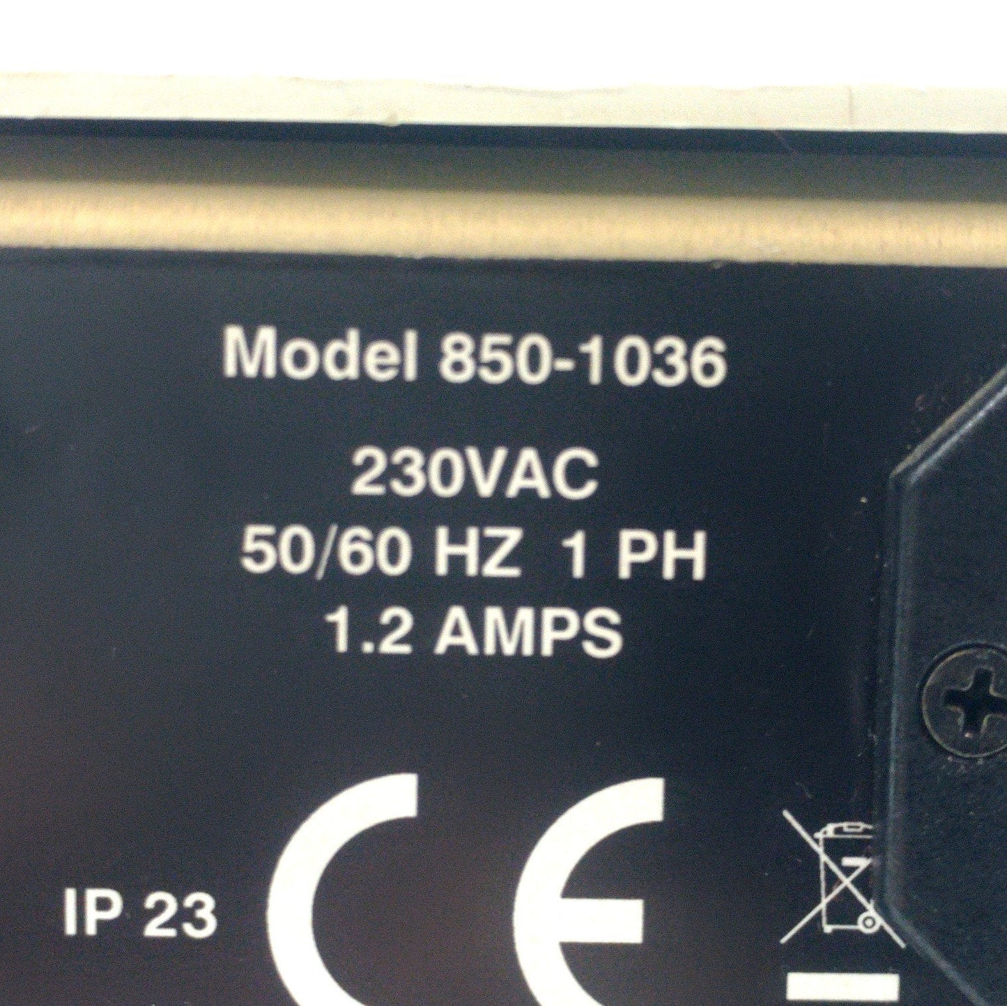 Used Thermo Scientific 850-1036 Pump Controller In: 1ø 230VAC Out: 0-180VDC *Crack*
