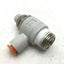 Used Lot of 2 SMC AS3201F-N03-06 Speed Controllers, 3/8" NPT to 6mm Tubing