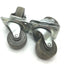 Used Lot of 4 Faultless Casters, 2-1/2" Diameter, 1-1/8" Width