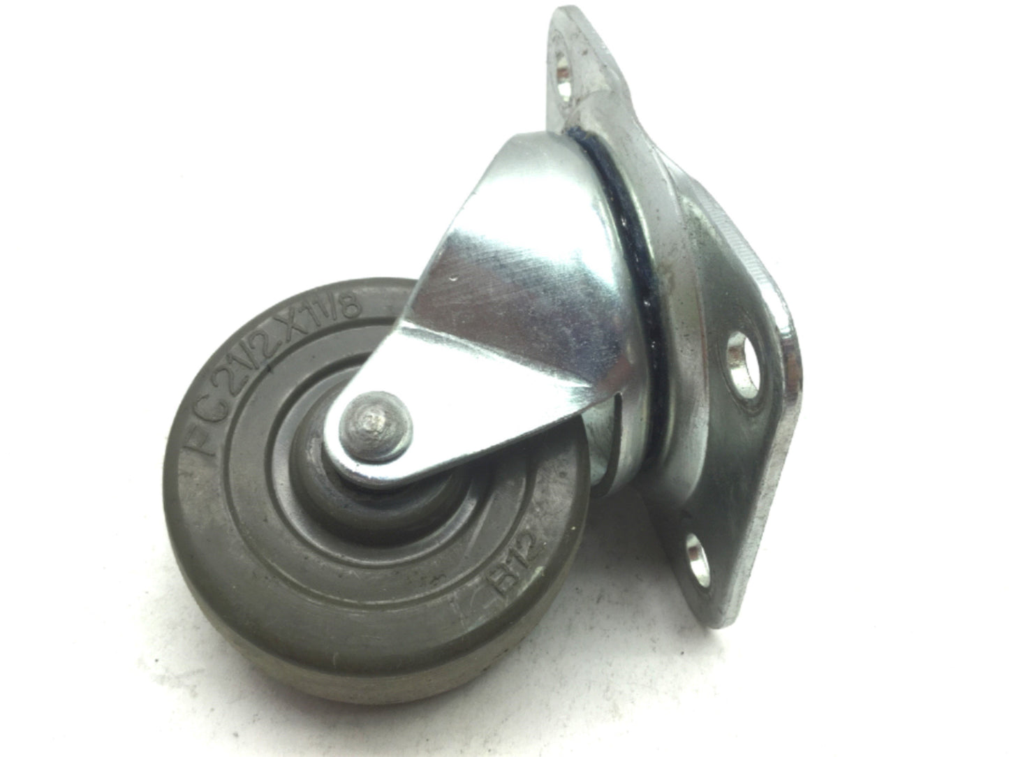 Used Lot of 4 Faultless Casters, 2-1/2" Diameter, 1-1/8" Width