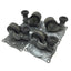 Used Lot of 4 Medcaster CN-03NRP-100-SW-HK04 Roller Blade Cart Casters, Swivel