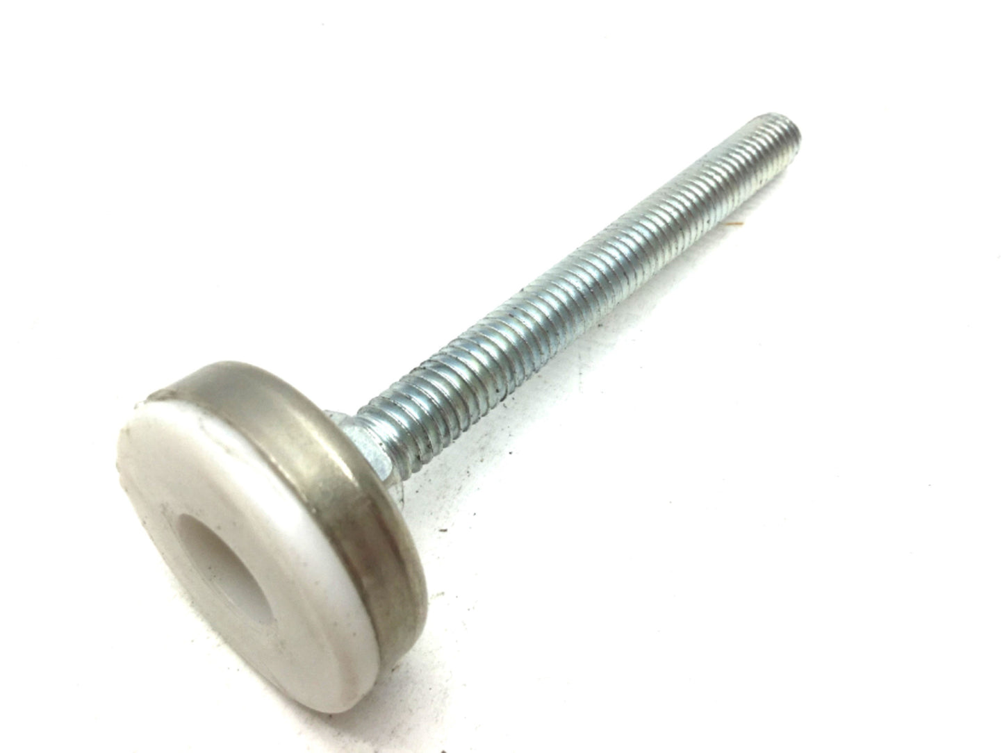Used Lot of 6 Adjustable Height feet, Foot Diameter: 1.375", Screw: 3/8-16, L: 3.5"