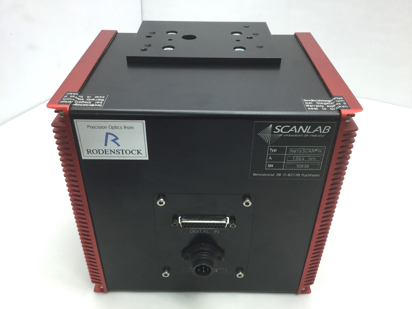 Used Scanlab HurryScan 14 Laser ScanHead *Requires Lens