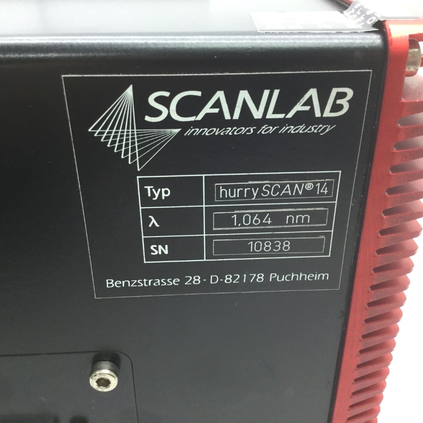 Used Scanlab HurryScan 14 Laser ScanHead *Requires Lens