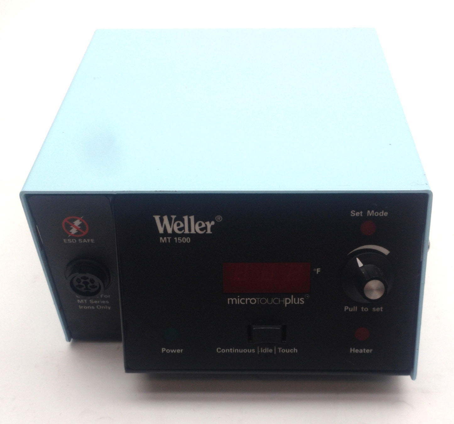 Used Weller MT1500 Soldering Station Power Unit 400-850℉ ±10℉ ESD Safe 120VAC 130W
