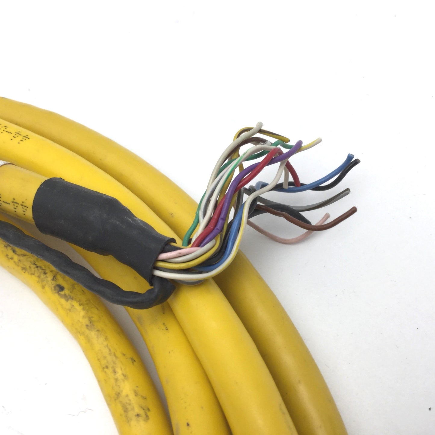 Used Parker 71-025010 Shielded Servo Cable For Static Use, 10Ft, 10 Twisted Pairs