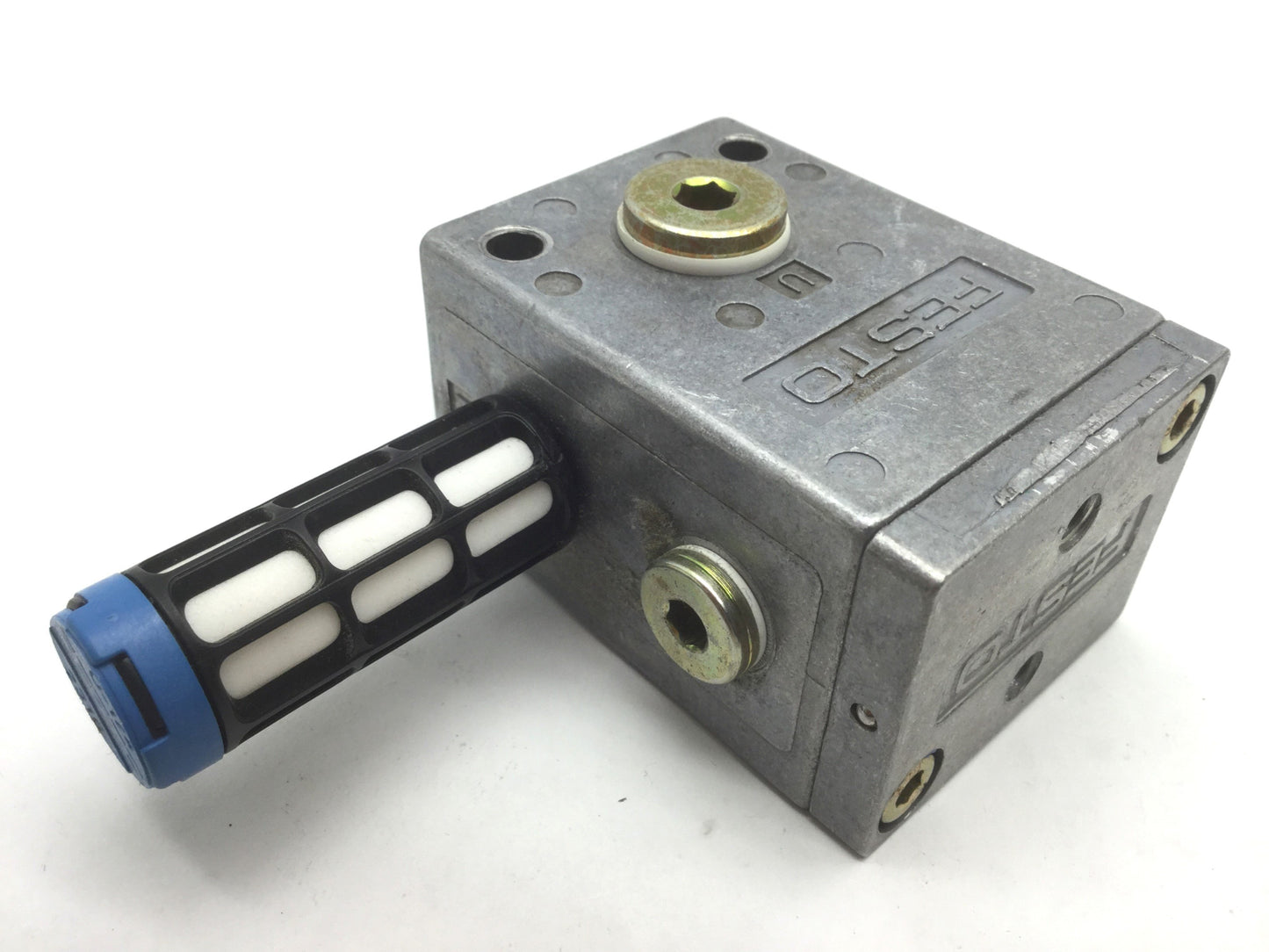 Used Festo 6890 VAK-1/4 Vacuum Generator 21-145PSI G1/4, 80% Max Vacuum