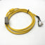 Used Parker 71-025010 Shielded Servo Cable For Static Use, 6', 10 Twisted Pairs 24AWG