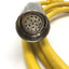 Used Parker 71-025010 Shielded Servo Cable For Static Use, 6', 10 Twisted Pairs 24AWG
