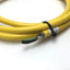 Used Parker 71-021626-10 Rev B Shielded Power Cable, Length: 7 Feet, 6-Pin to Leads