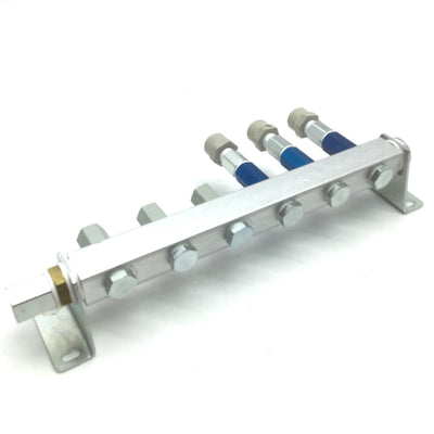 Used Festo PAL-1/8-6 Tiger Classic Manifold Strip, Port: 1/8G, 6 Positions