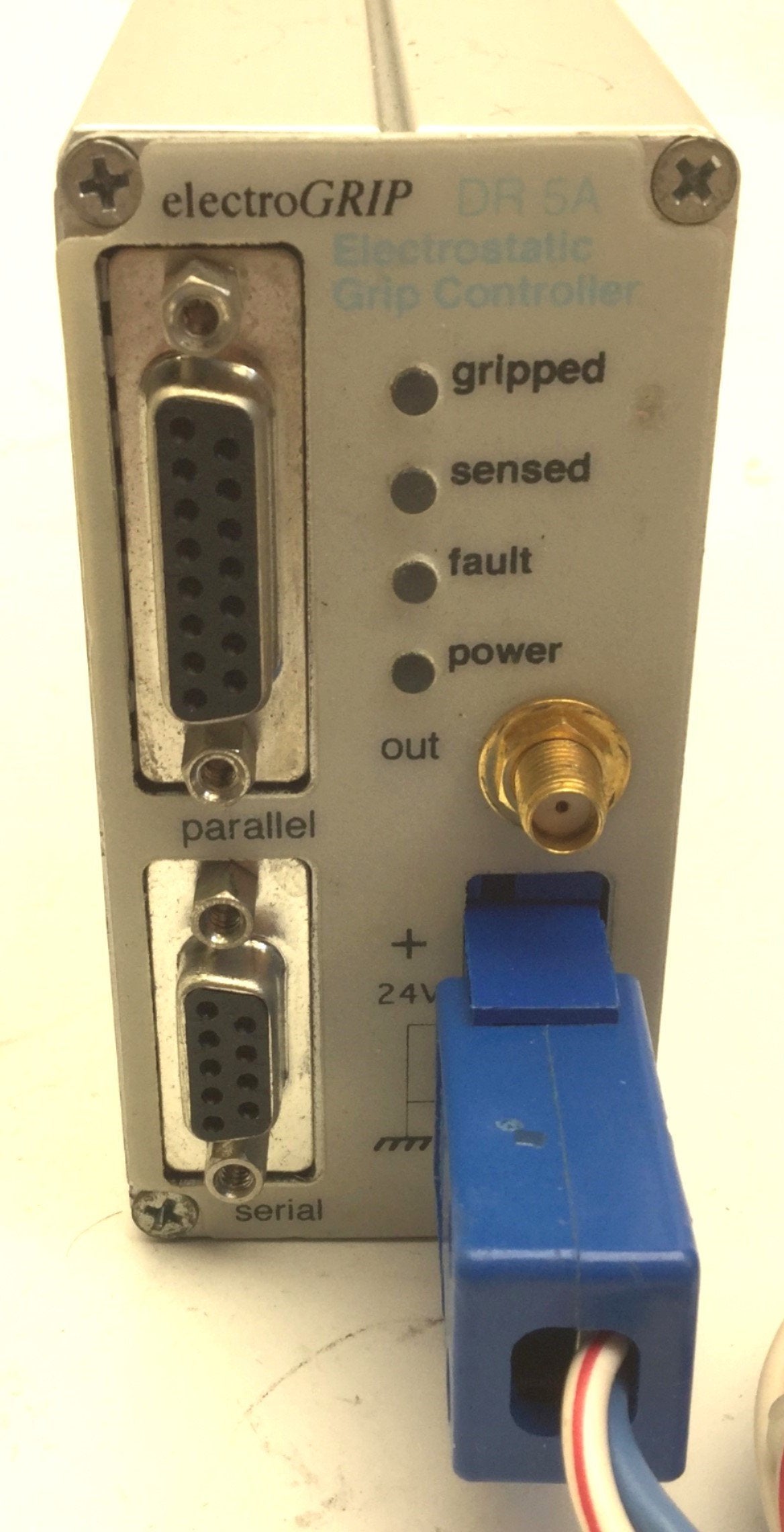 Used Electrogrip DR 5A Electrostatic Grip Controller, Rev: HTI, w/Power Cable