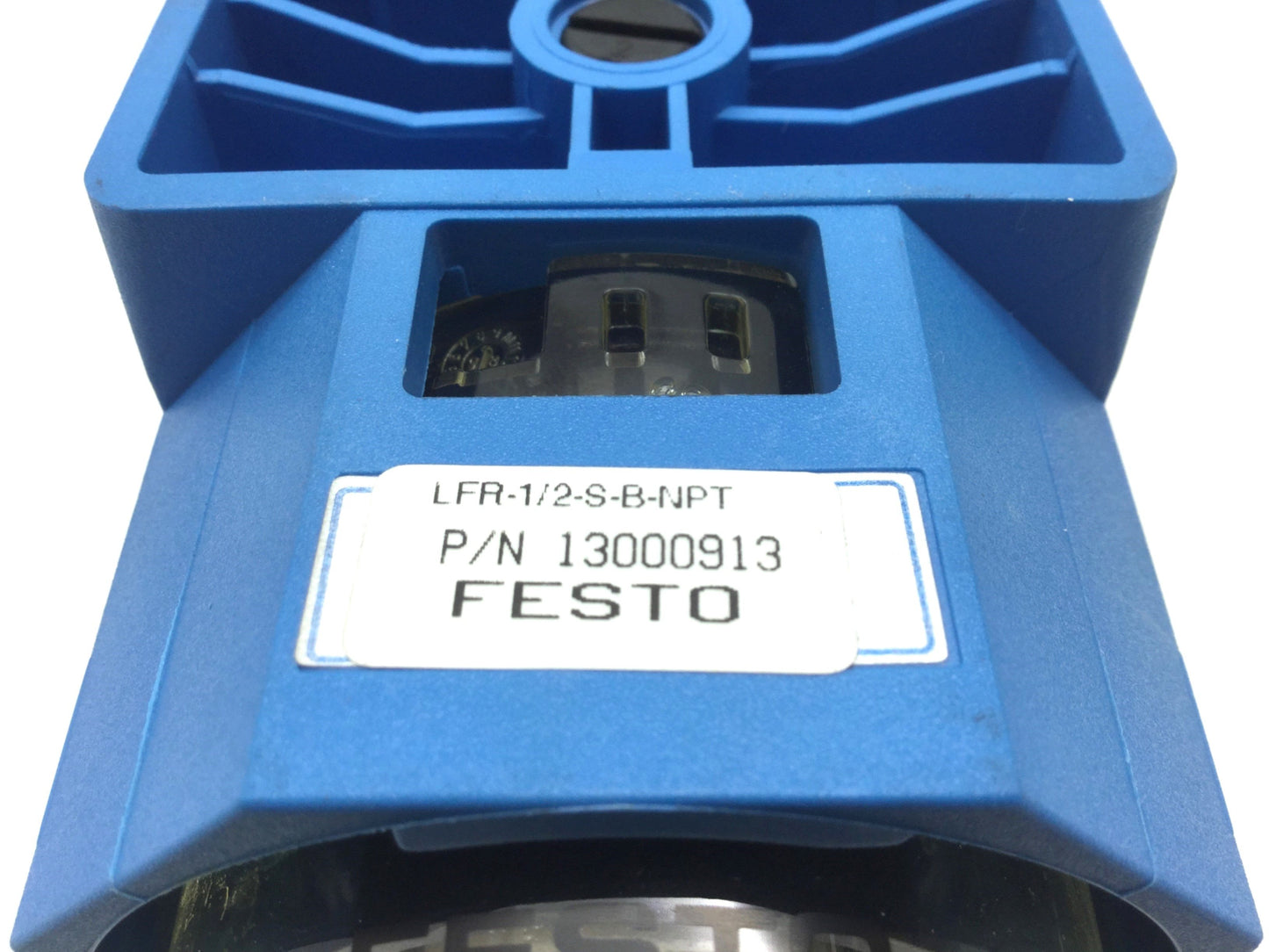 Used Festo LFR-1/2-S-B-NPT Filter Regulator, Fittings: 1/2" Max Inlet: 200PSI, Tested