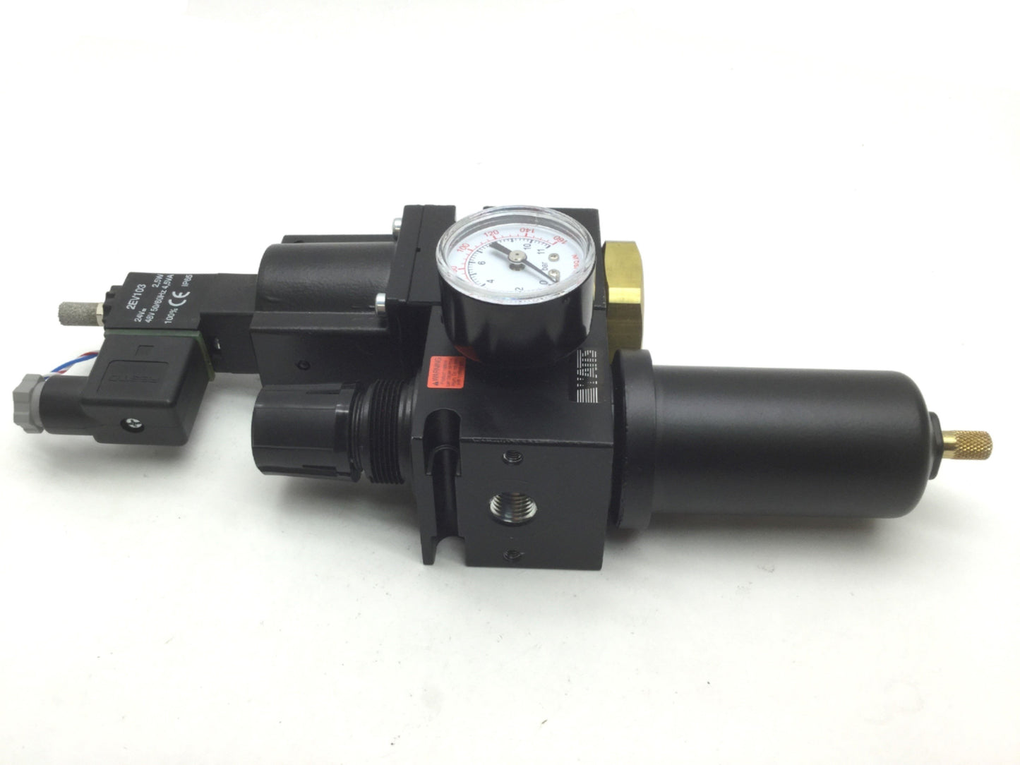Used Parker Watts SS75-02M Soft Start Valve B75-02DJCG Pneumatic Filter Regulator 1/4
