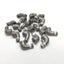 Used Lot of 19 90° Elbow Pipe Fitting, 316 Stainless Steel, 1/4" NPT Male to Female