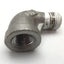 Used Lot of 19 90° Elbow Pipe Fitting, 316 Stainless Steel, 1/4" NPT Male to Female