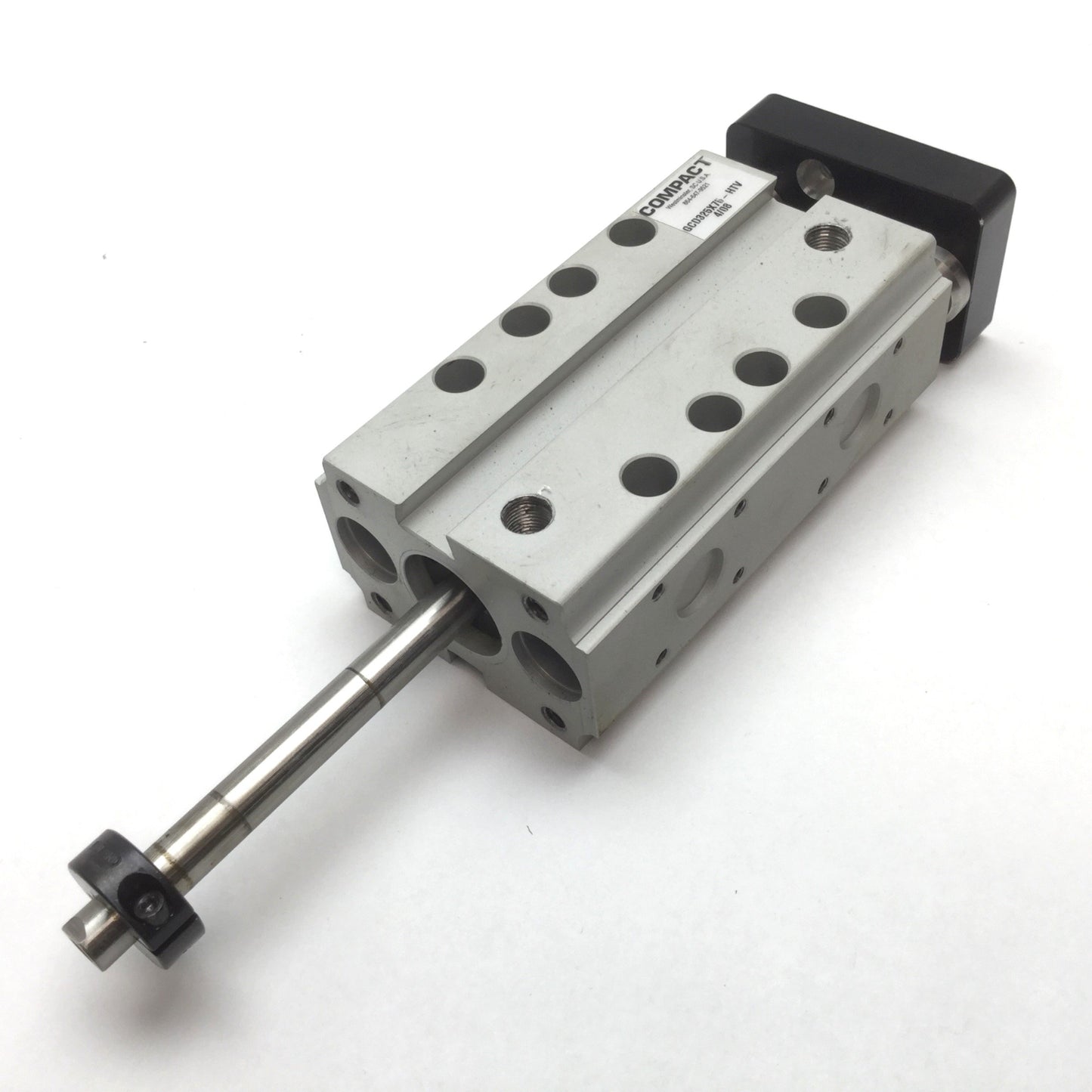 Used Compact GCD325X75-HTV Pneumatic Guided Cylinder, Bore: 1", Stroke: 3", Ports 1/8