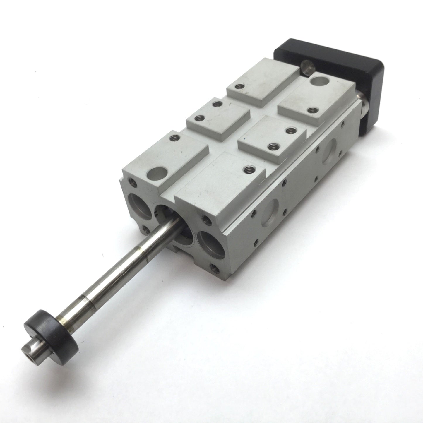 Used Compact GCD325X75-HTV Pneumatic Guided Cylinder, Bore: 1", Stroke: 3", Ports 1/8