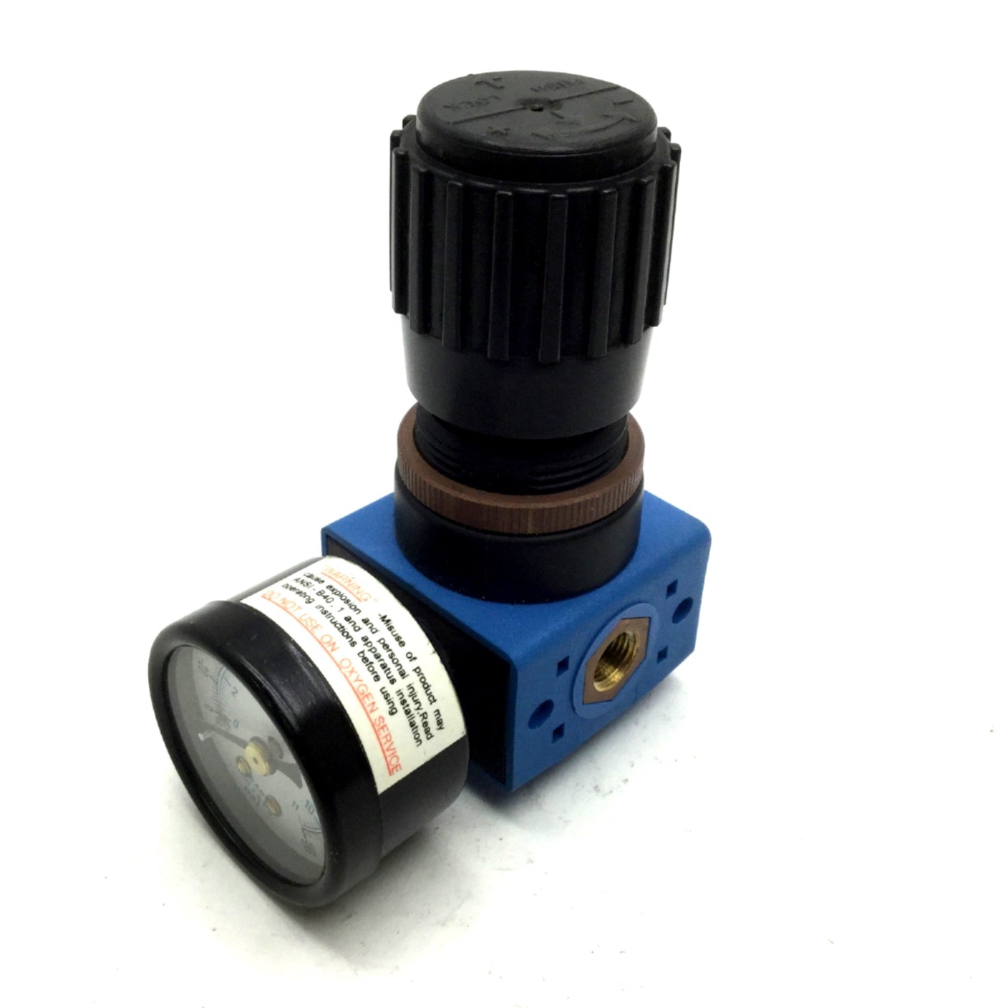 Used Festo LR-1/8-S-B-NPT Pneumatic Regulator W/ Gauge 0-160psi, 1/8" NPT