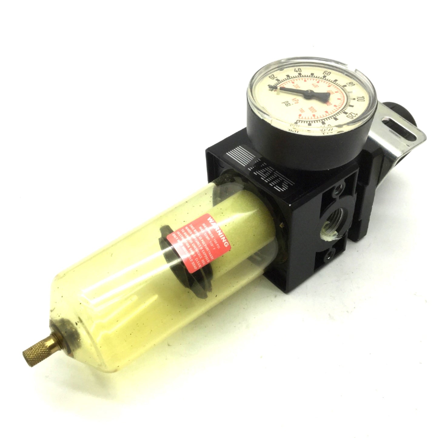 Used Watts R105-04C/M1 QUBE Series Regulator 0-125Psi, 1/2" NPT Ports, 160PSI Gauge