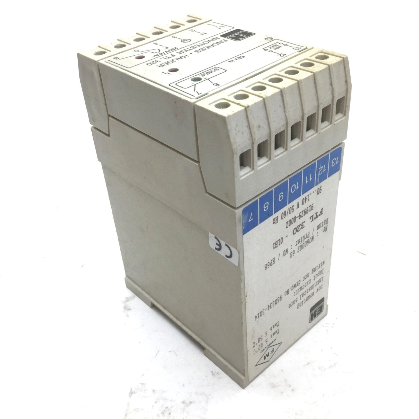 Used Endress + Hauser FTL 320-01B1 Nivotester Level Limit Switch, Voltage: 250VAC, 6A