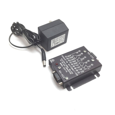 Used Anaheim DC2170 Bidirectional RS-232 to RS-422 Converter, With 120VAC-9VDC Supply