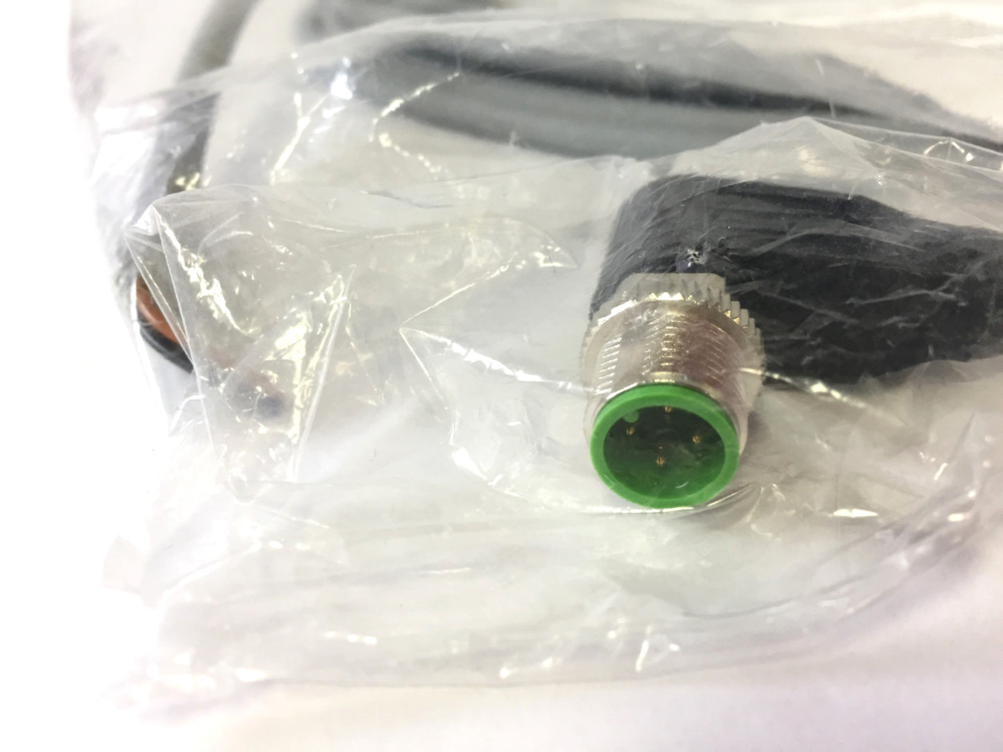 New Murr Elektronik 7000-13141-3310500 Cable Cordset M12 Male 90, 4-Pin, Length: 5m