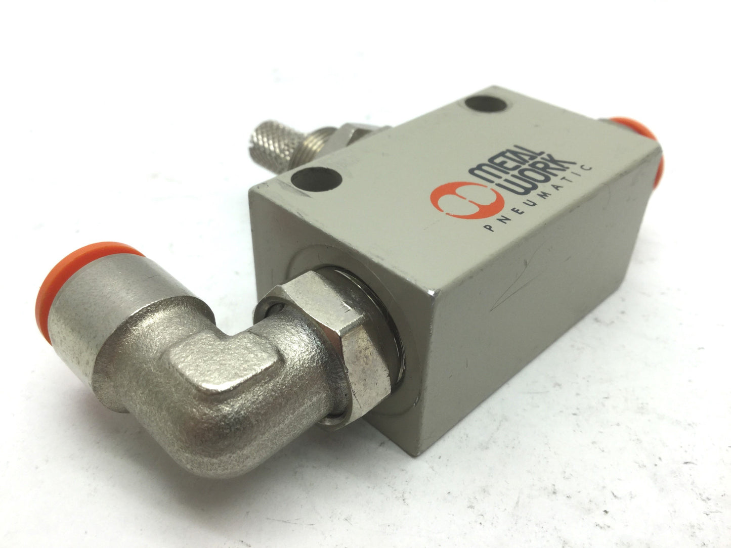 Used Metal Work 9041204 RFL Bi-Directional 3/8" Two-Way Flow Regulator Restrictor