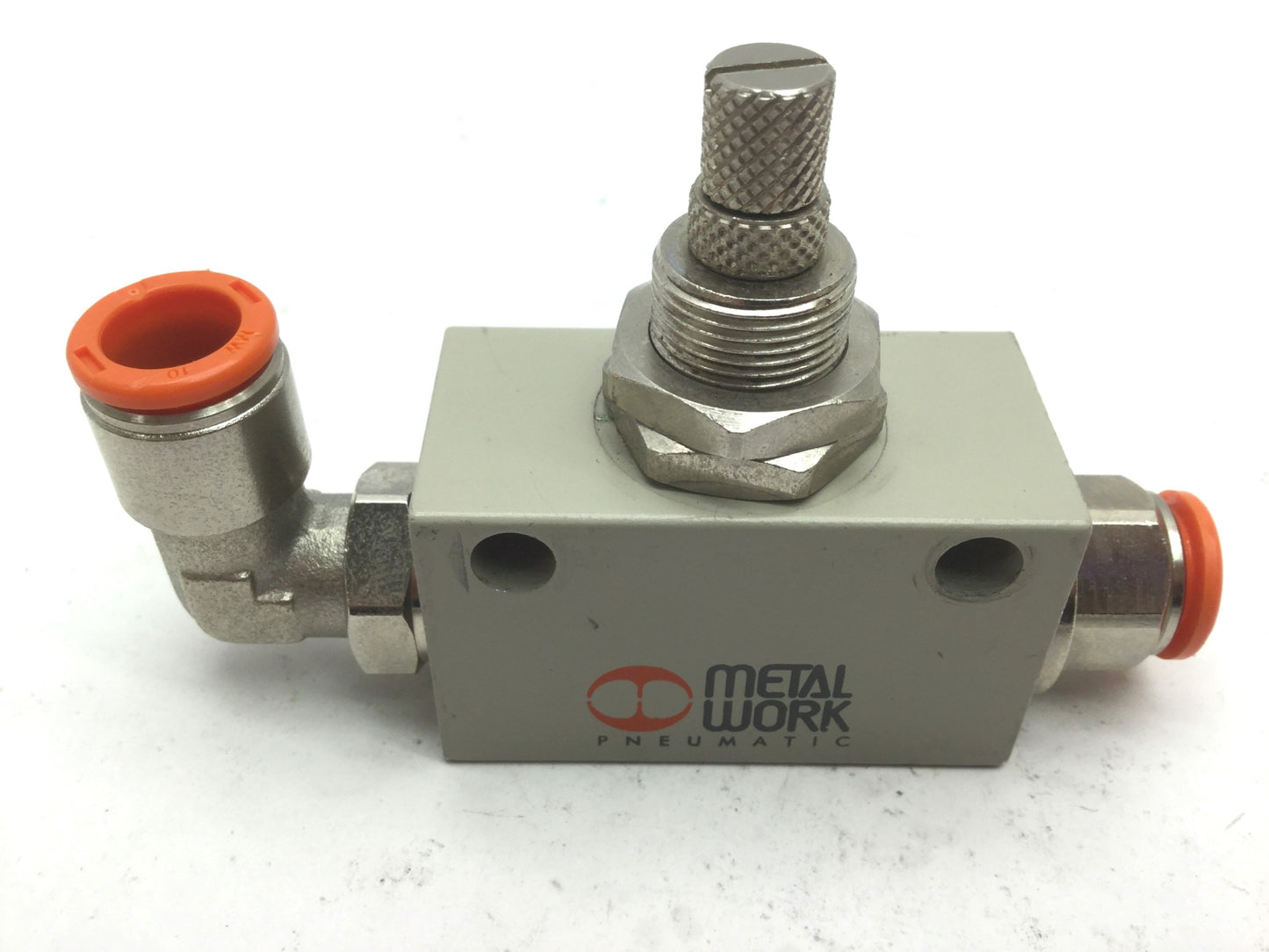 Used Metal Work 9041204 RFL Bi-Directional 3/8" Two-Way Flow Regulator Restrictor