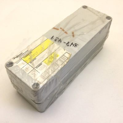 New – Open box Hoffman A-933PC7 Polycarbonate Enclosure Type 4,4X,6,12,13 Dimensions 9"x3.5"x3"