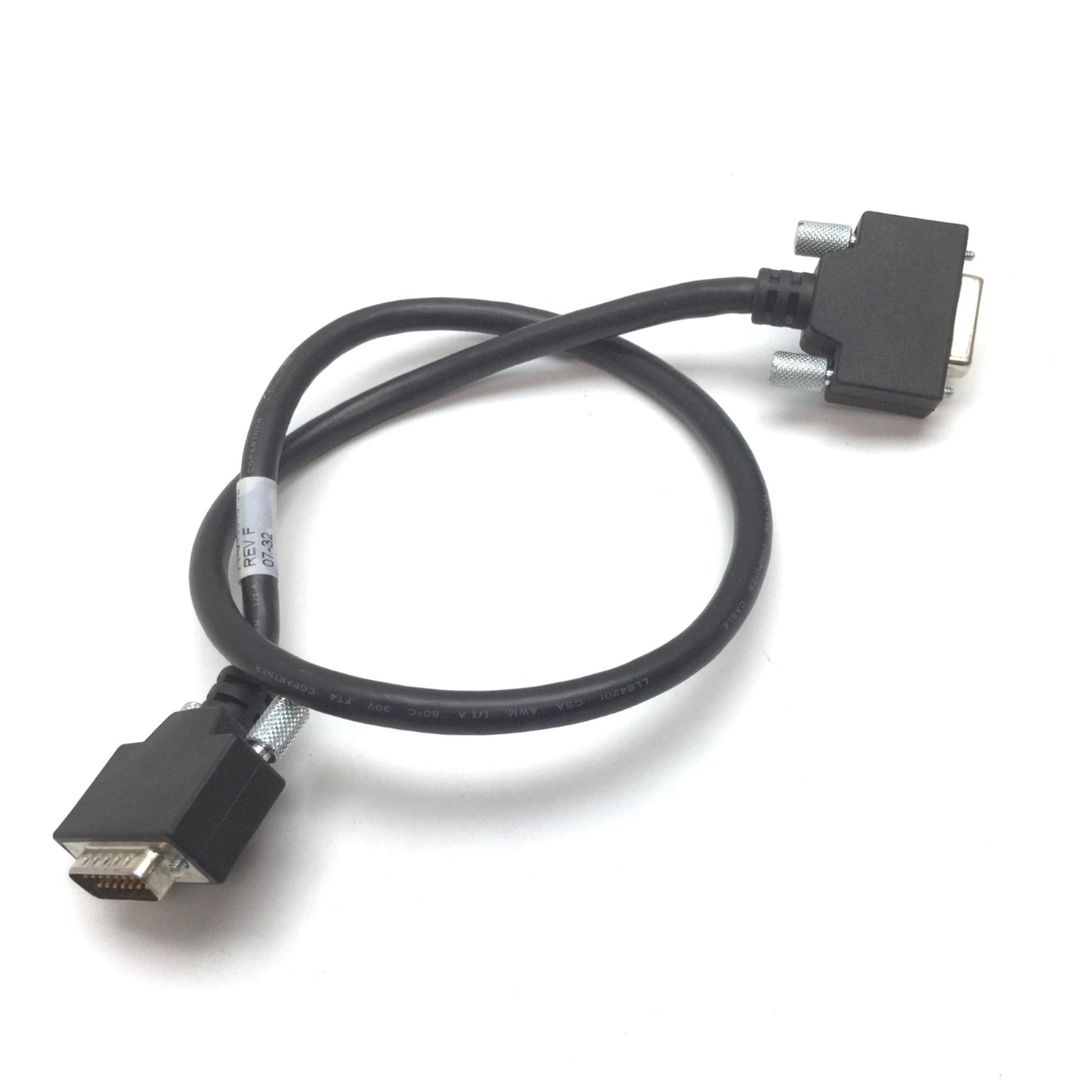 Used Parker 71-016949-02 Rev F Compumotor Expansion Cable, 15-Pin Male-Female, 2'