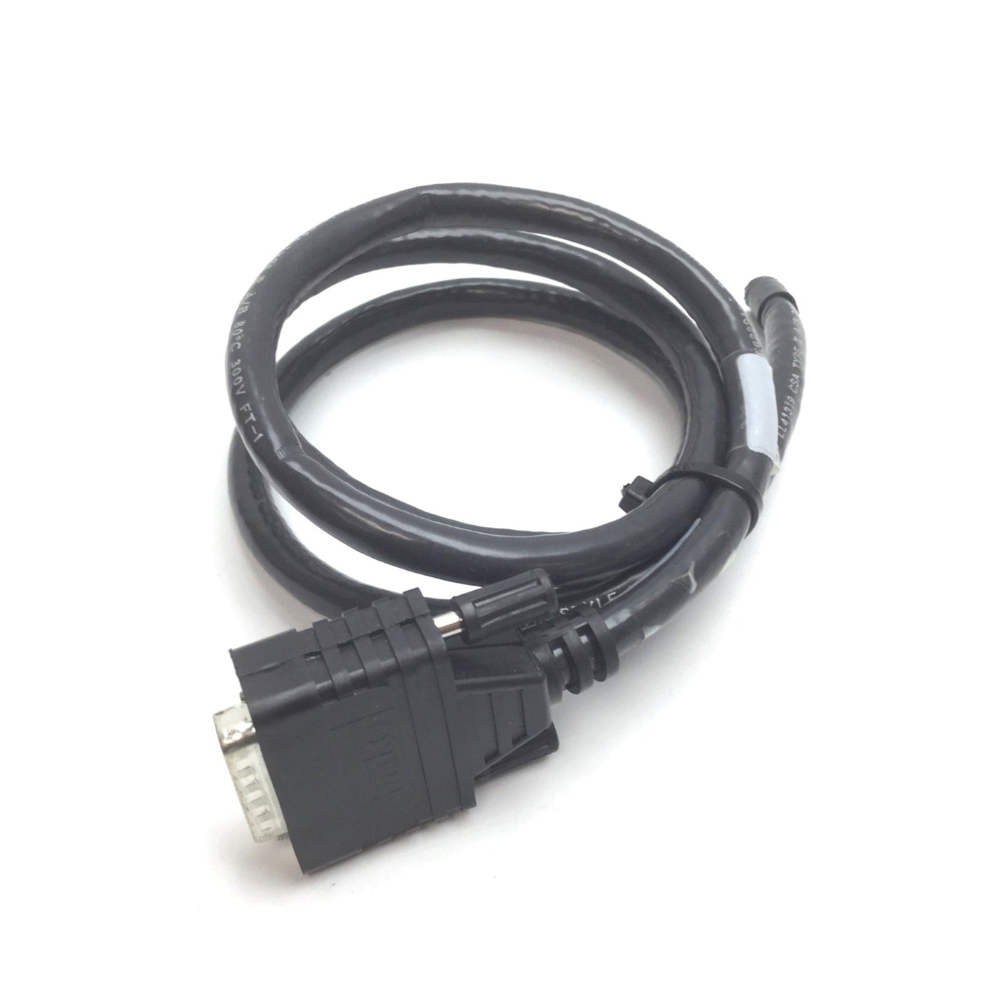 Used Parker 71-017003 Servo Drive Cable, Length 3', 15-Pin D-Sub Male to Flying Leads