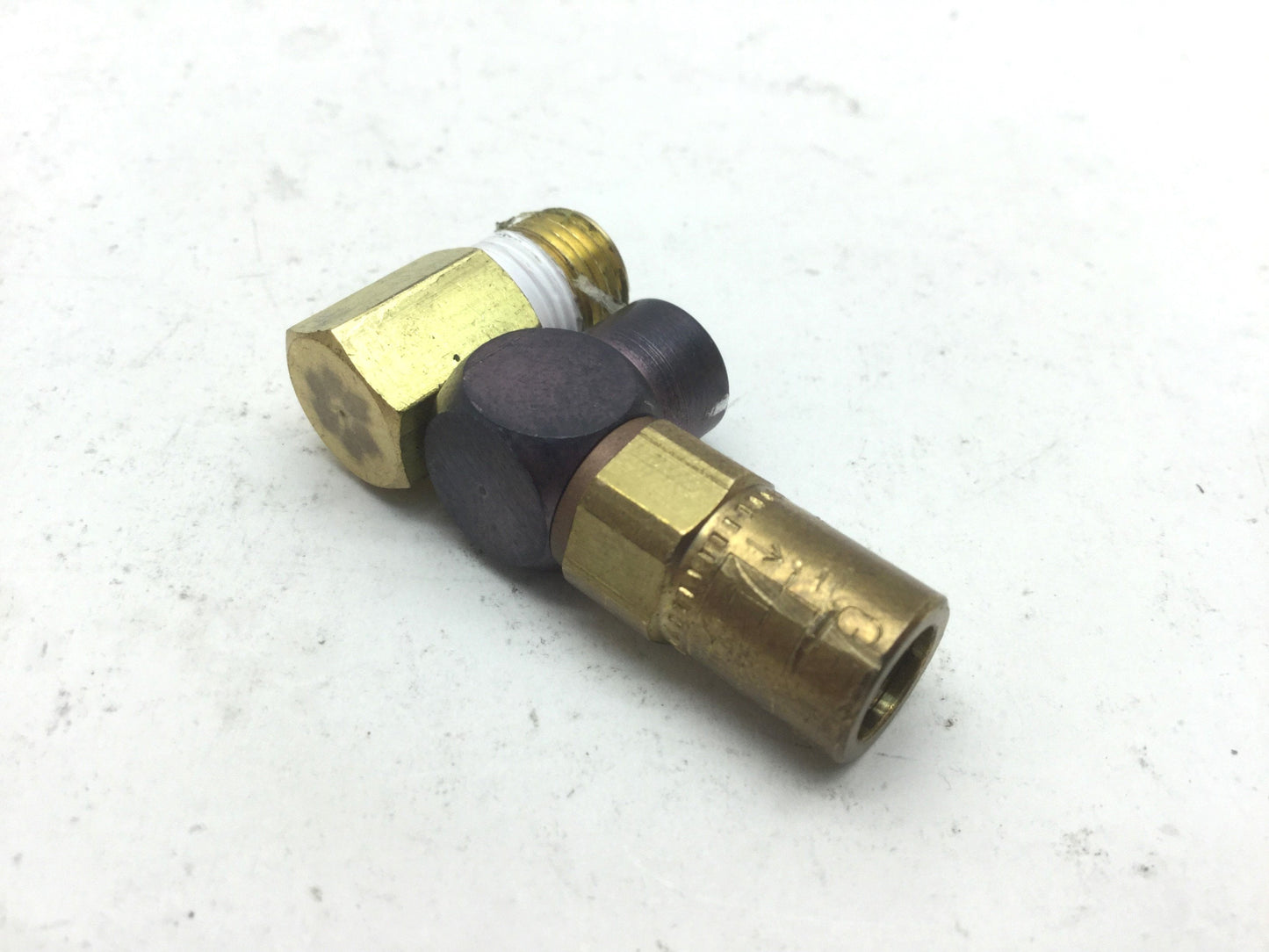 Used 4 x Festo GRL-10UNF Meter Out Flow Control Valve 3-10Bar 1/8" NPT to 10-32UNF