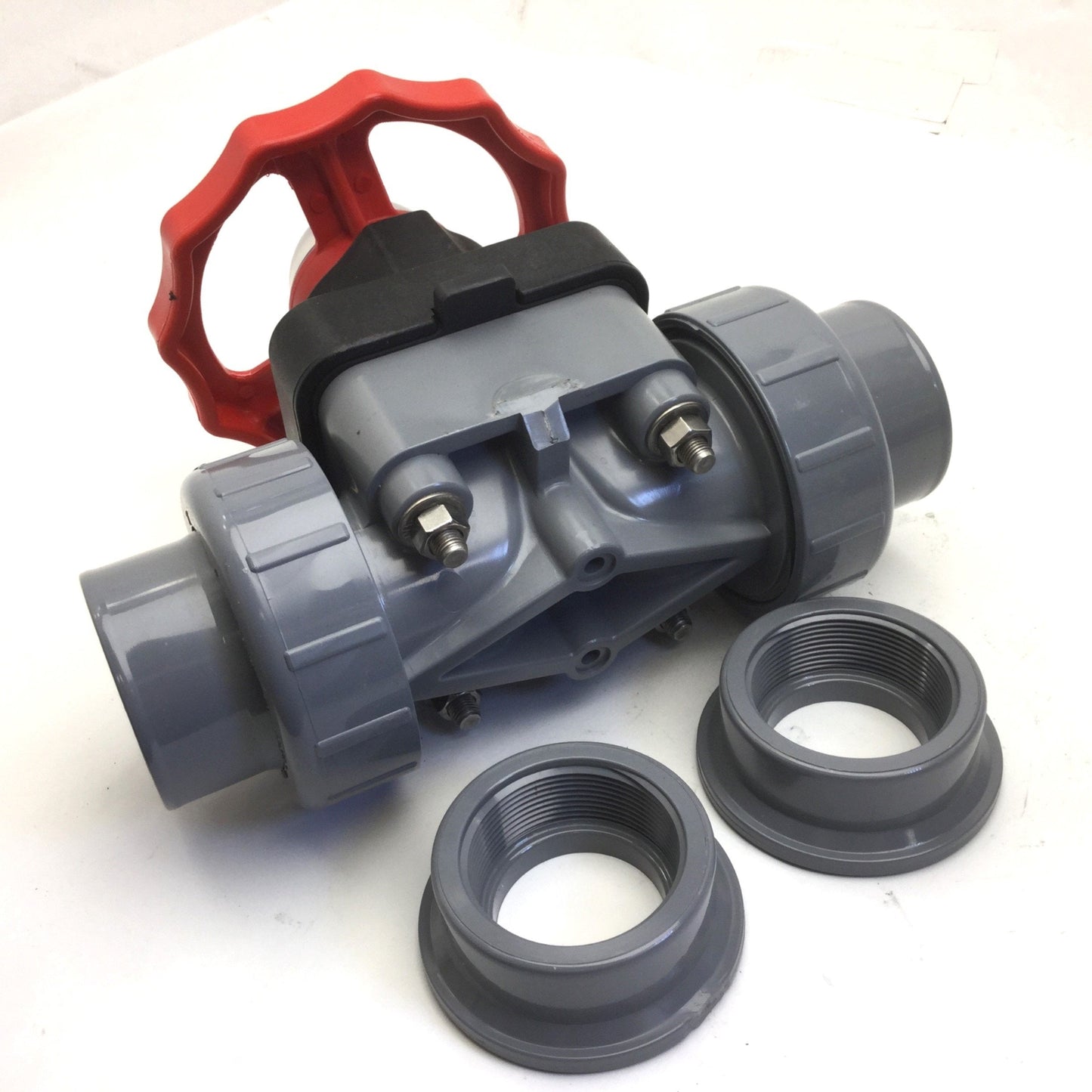 Used Spears 2739-020C Diaphragm Valve, CPVC-Socket Ends, 235PSI, Size: 2"