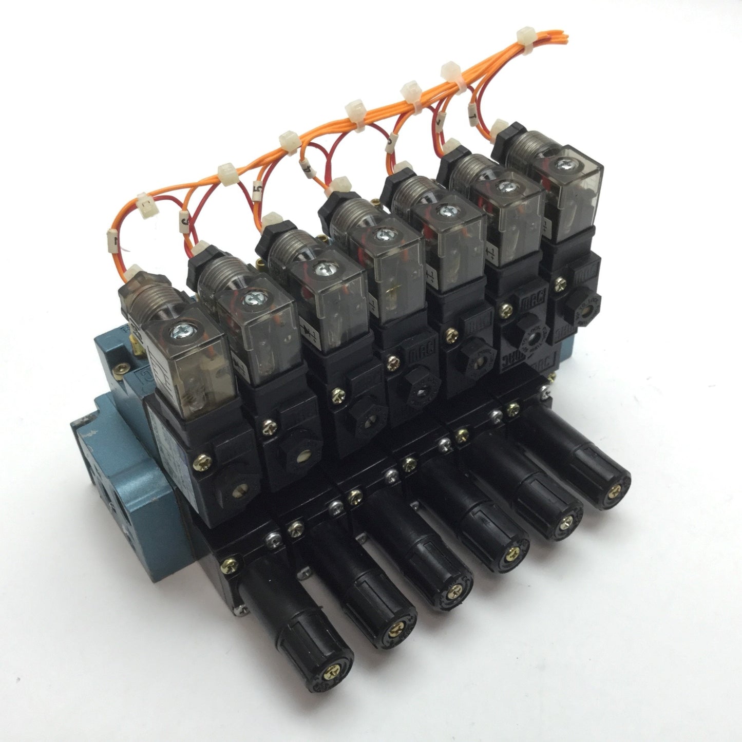 Used Lot of 1 MAC 45A-MAC-DDAJ-2KE & 6 45A-MAJ-DDAJ-2KE Solenoid Valve, 24VDC