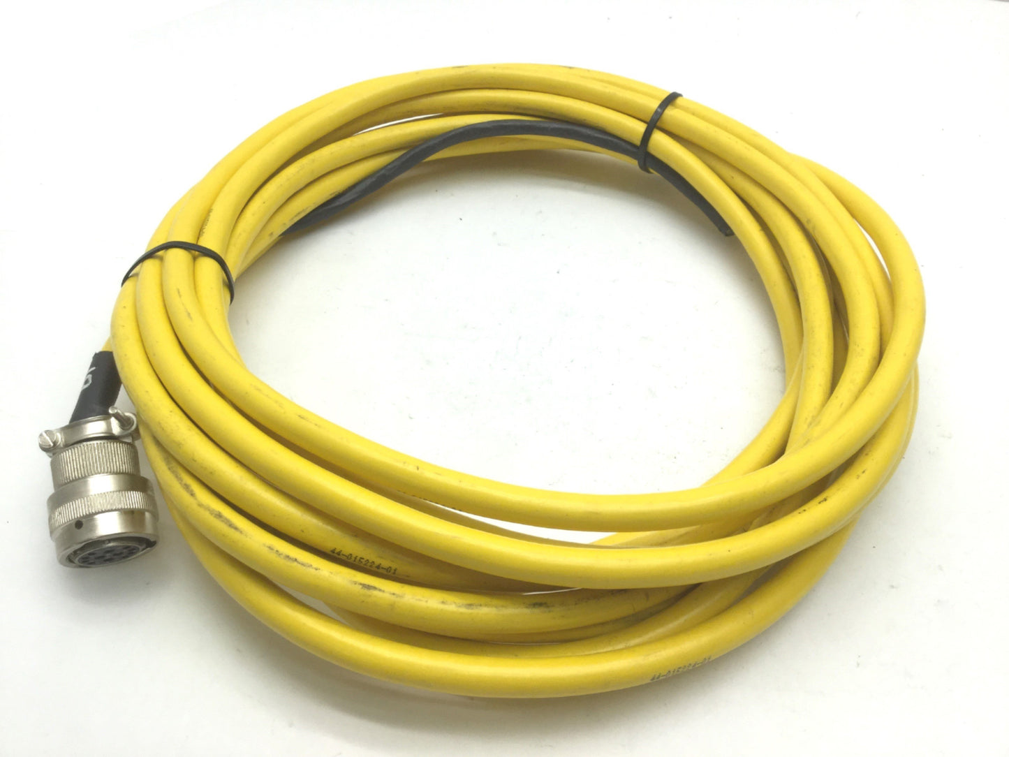 Used Parker 71-015017-22 Motor Power & Hall Effect Cable, MS Round 12-Pin, 22' Long