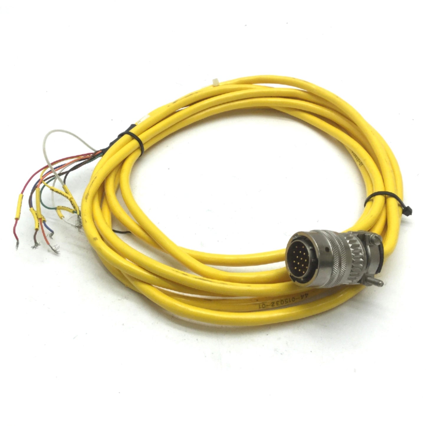 Used Parker Compumotor 71-015886-11 Servo Motor Encoder Feedback Cable, 11' 18-Pin MS