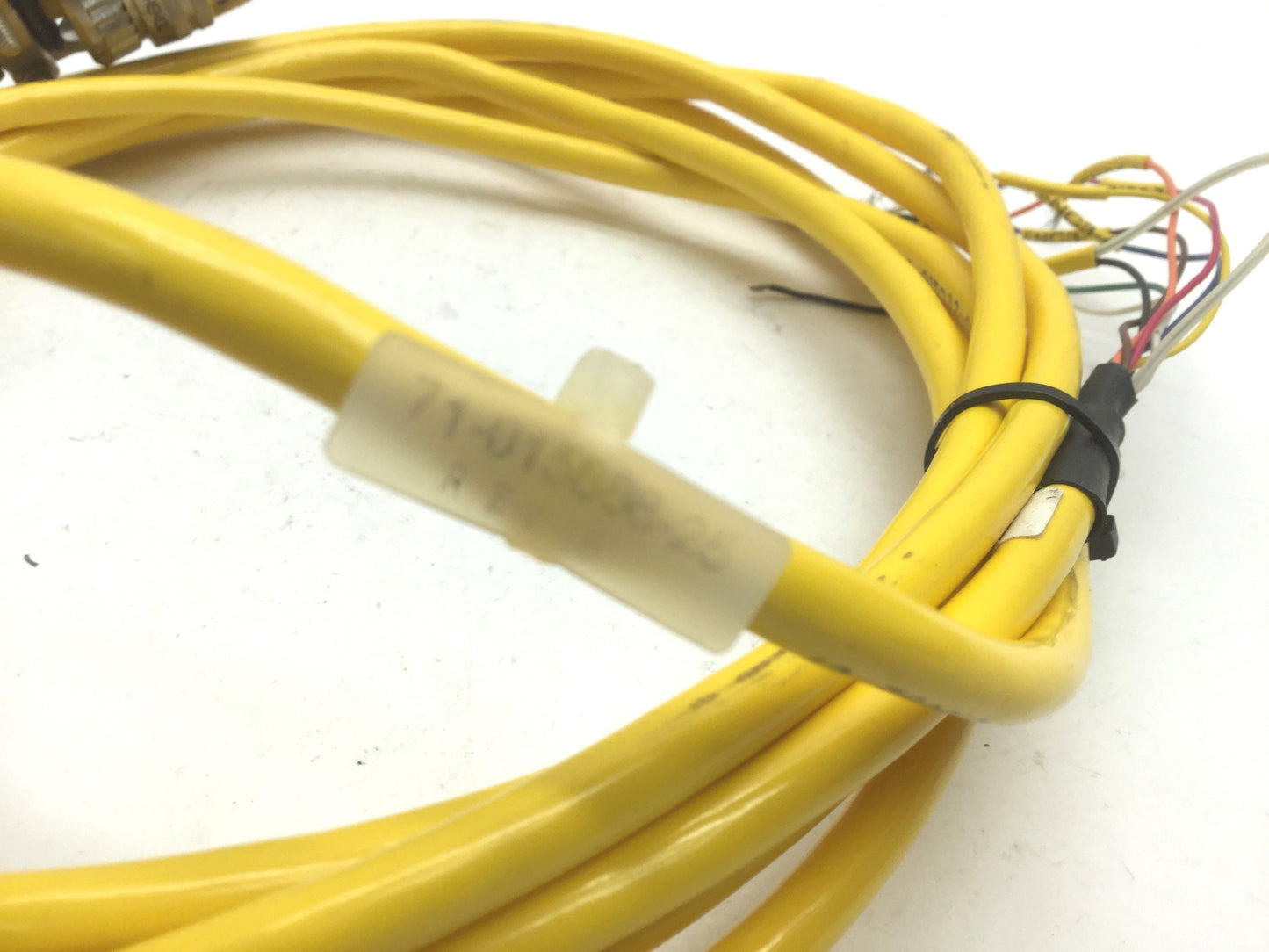 Used Parker Compumotor 71-015886-11 Servo Motor Encoder Feedback Cable, 11' 18-Pin MS