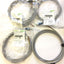 New Lot of 4 Murr Elektronik 7000-17001-2920200 Cables, Straight Male M12, 8-Pole